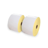 Papier thermique &agrave; rev&ecirc;tement sup&eacute;rieur de 70 g/m&sup2; + adh&eacute;sif thermofusible antigel + papier anti-collision jaune 58 g/m&sup2;